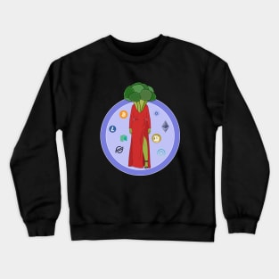 Broccoli Crypto Crewneck Sweatshirt